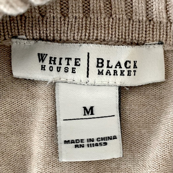 WHBM Cowl Neck Sweater w/ Buttons Up Arm - Picture 8 of 12